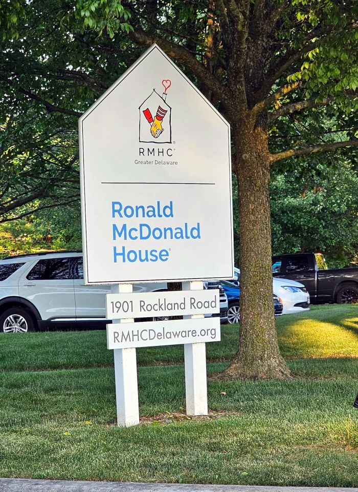 Ronald McDonald House sign